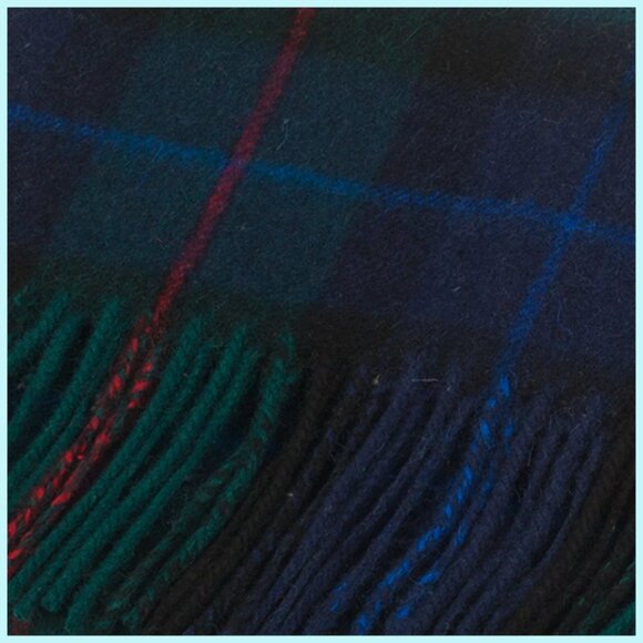 Scarf Scottish Lambswool CLAN HISTORY & MOTTO INCLUDED GUARANTEED 100% NWT - Picture 2 of 5